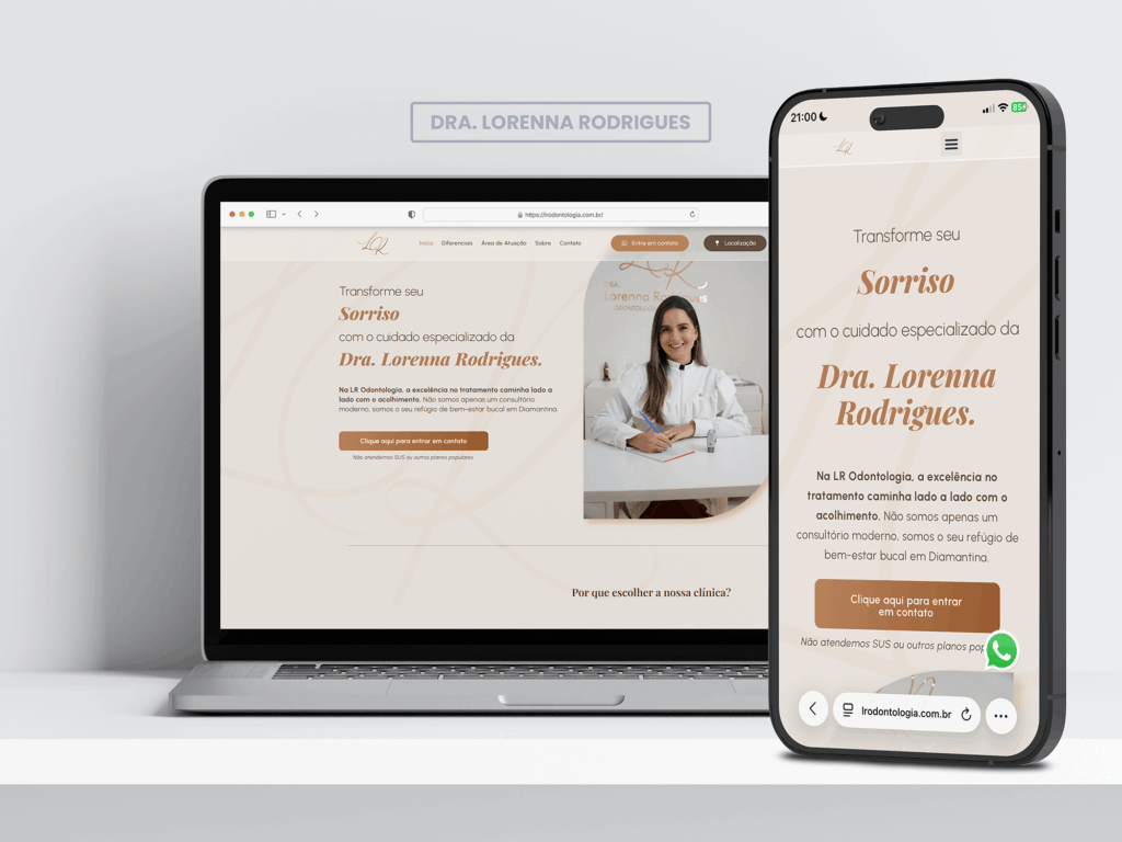Dra. Lorenna Landing Page Showcase