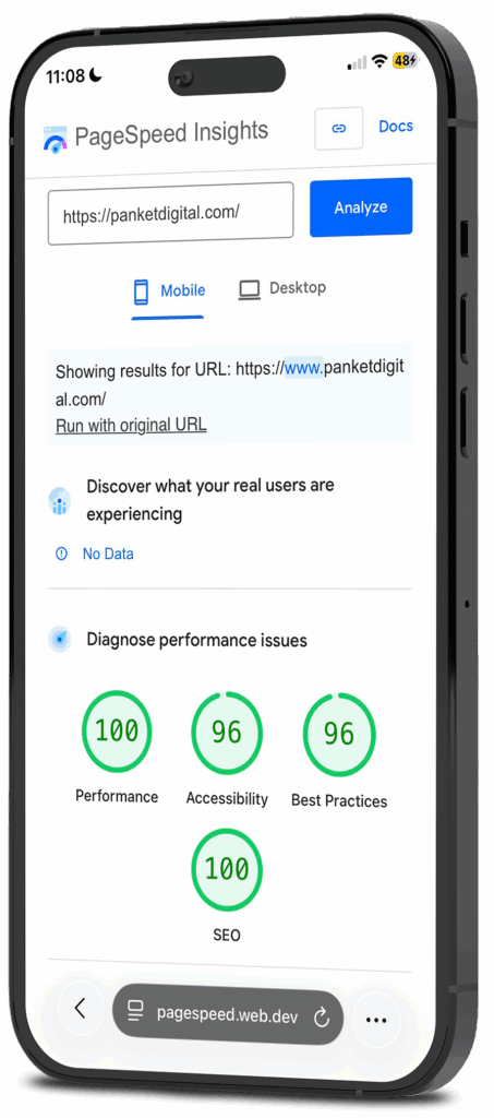 PageSpeed Insight Benchmark